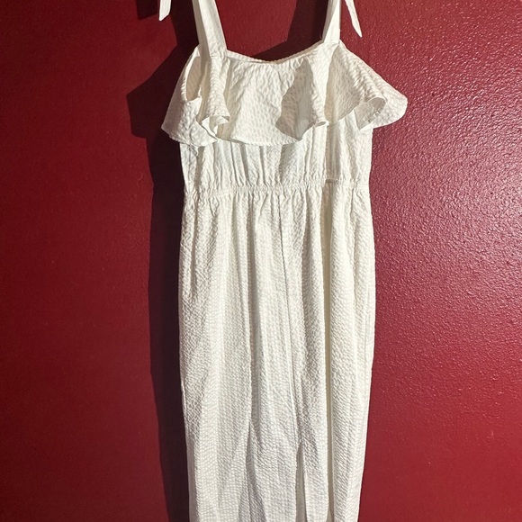 a new day White Tie Strap Lined Dress, Size M - Picture 2 of 9